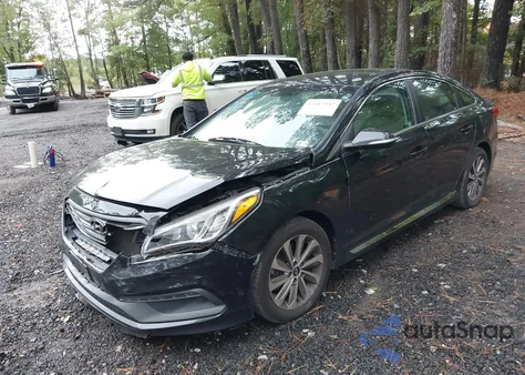 2017 Hyundai Sonata Sport z USA, uszkodzony, nr VIN 5NPE34AF9HH438750